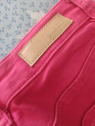Vaqueros rosa talla S (36)