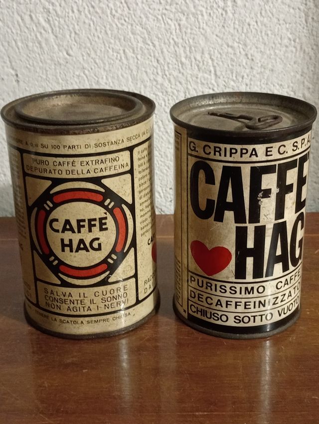 Caffè Hag vintage: 2 barattoli