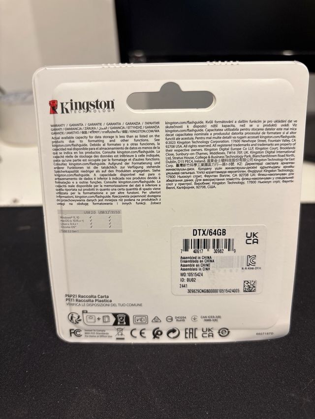 Pendrive Kingston DataTraveler Exodia 64GB