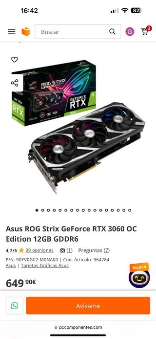 PC Gaming Intel i5-10600K + RTX 3060 12GB + 32GB R