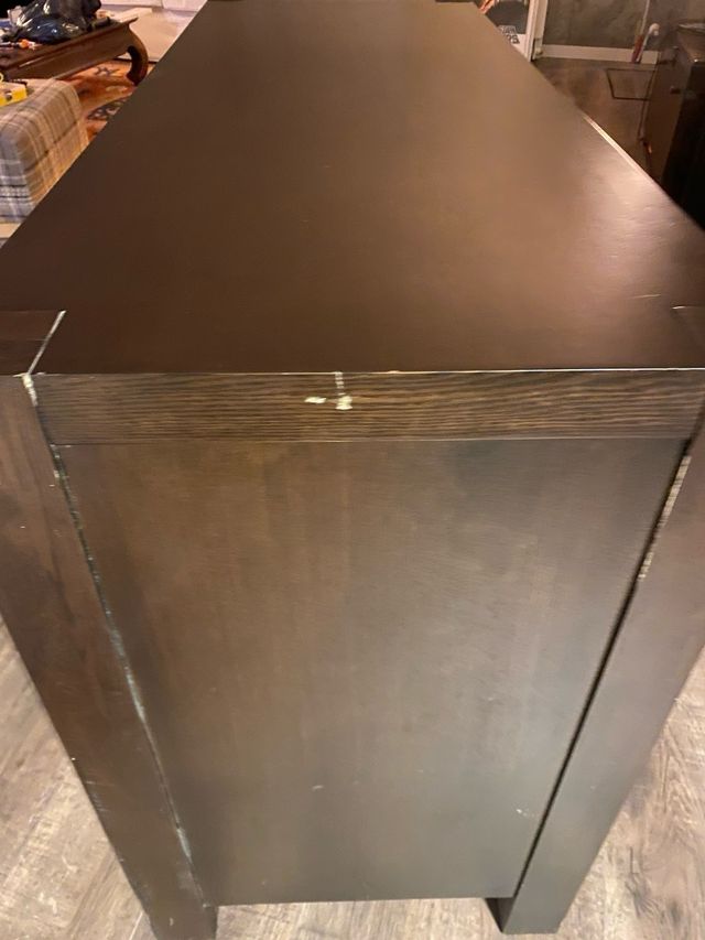 Aparador madera maciza marrón