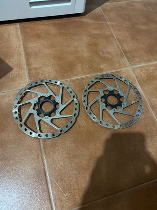Discos freno bicicleta MTB Shimano 