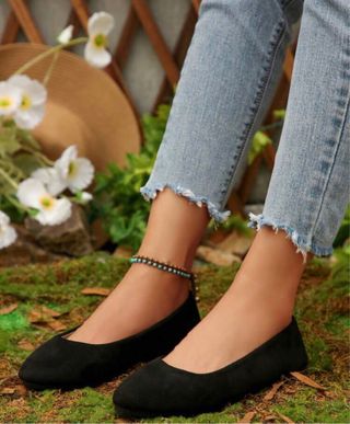 Bailarinas negras mujer - Zapatos planos