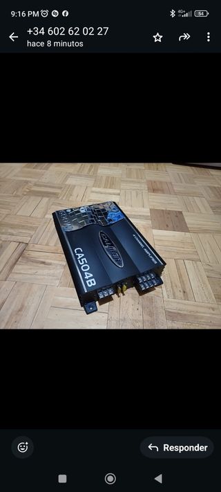 Amplificador CALIBER CA504B 4 canales