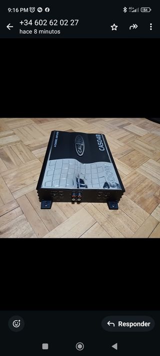 Amplificador CALIBER CA504B 4 canales