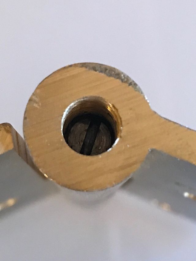 3 Bisagras bronce + tetones de seguridad