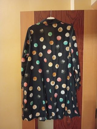 Vestido lunares multicolor talla como una L