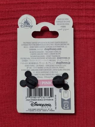 Pin Disneyland Pixar Worlds Spinner 