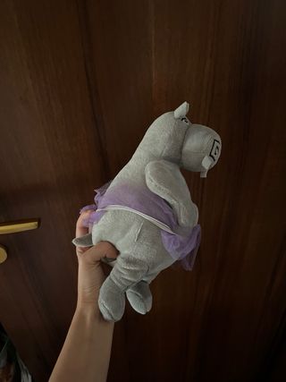 Peluche ippopotamo ballerina