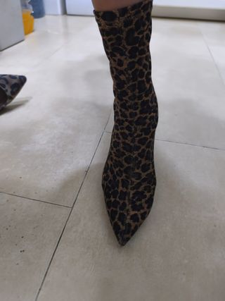 Botines estampados leopardo