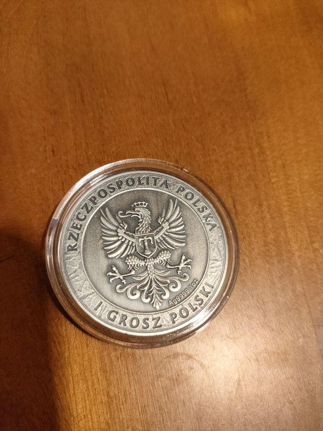 3 Monedas Plata Hussaria, acabado antike.