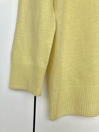 Rebeca amarilla Zara Knit algodón 100%