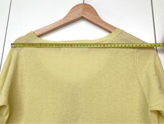Rebeca amarilla Zara Knit algodón 100%