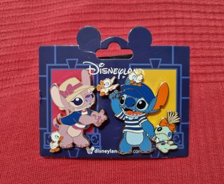 Pin Disneyland Stitch & Angel 