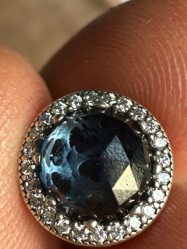 Charm Pandora circonitas azul