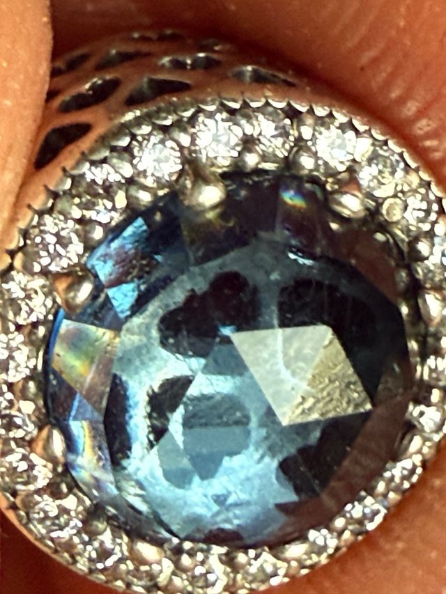 Charm Pandora circonitas azul