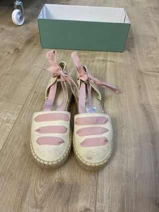 Alpargatas Coconut beige/rosa nº39