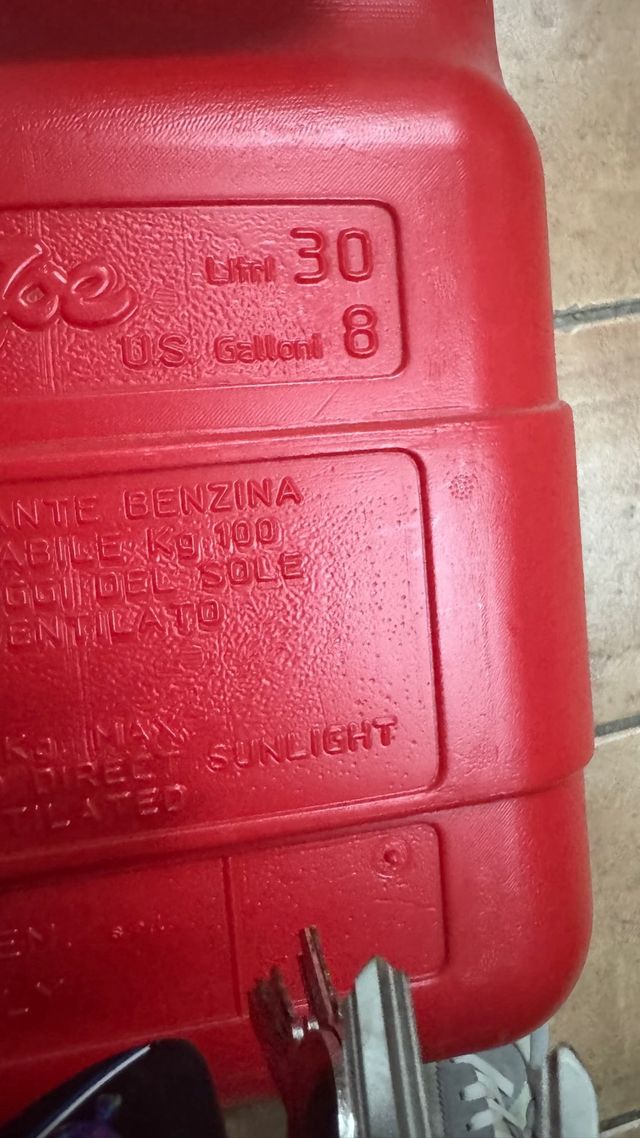 Bidón gasolina 30L - NUEVO!