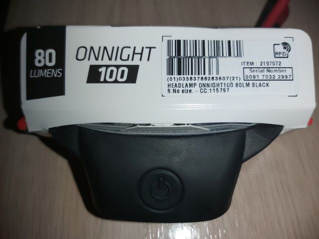 Linterna frontal Decathlon 80 lúmenes