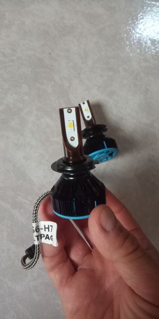 2 Luces LED H7 para auto
