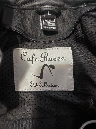 Chaqueta cuero moto vintage