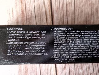 Torcia agitabile Dinamo Emergenza