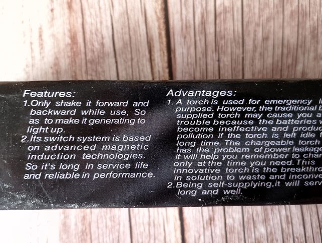 Torcia agitabile Dinamo Emergenza