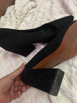 Zapatos tacón negros