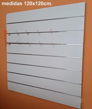 expositor blanco