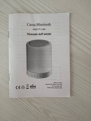 Lampada LED AKAI Bluetooth - Multicolore