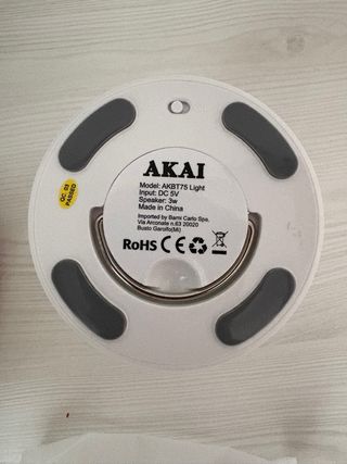 Lampada LED AKAI Bluetooth - Multicolore