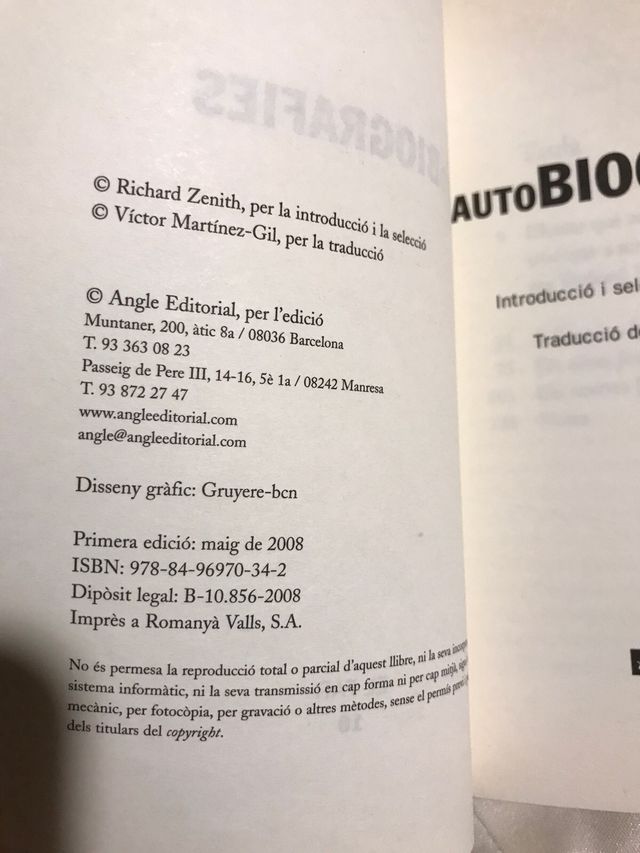 Autobiografies (El far) (Catalan Edition)