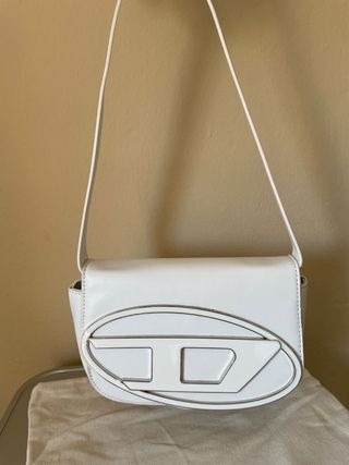 Bolso bandolera Diesel blanco