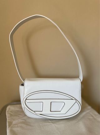 Bolso bandolera Diesel blanco