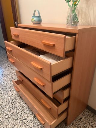 Cajonera madera 6 cajones