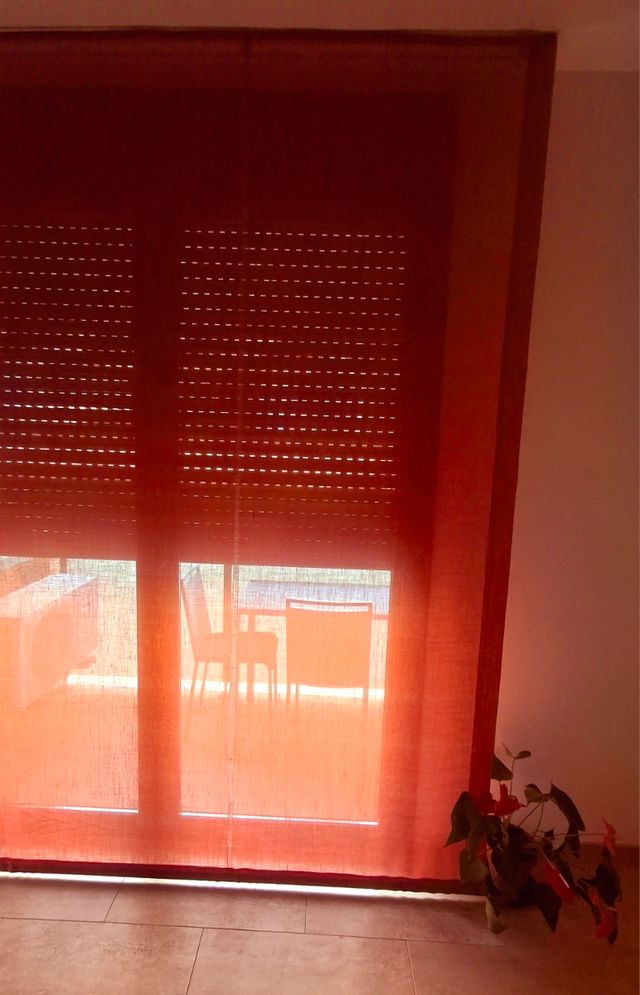 Cortina estor enrollable con mecanismo completo