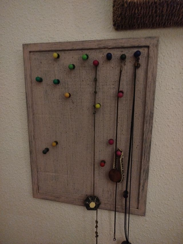 Organizador collares - Madera