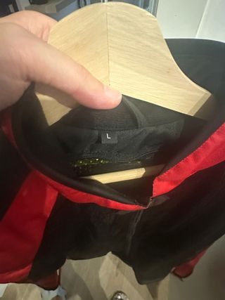 Cazadora moto verano Acerbis roja-negra talla L