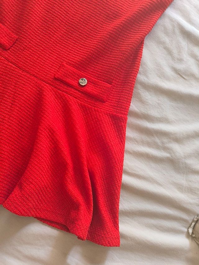 Vestido mini Zara rojo