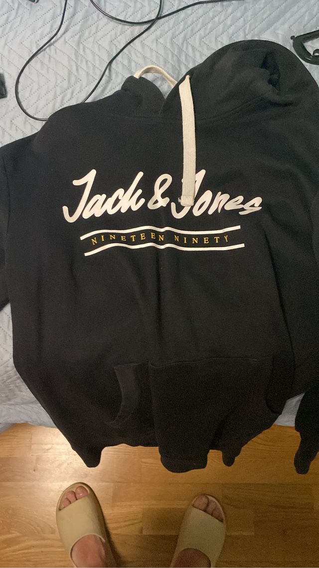 Sudadera negra Jack & Jones