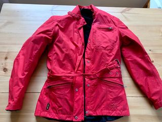 Chaqueta moto mujer Gore-Tex roja BKS