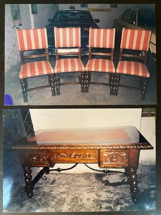 Mesa y 4 sillas