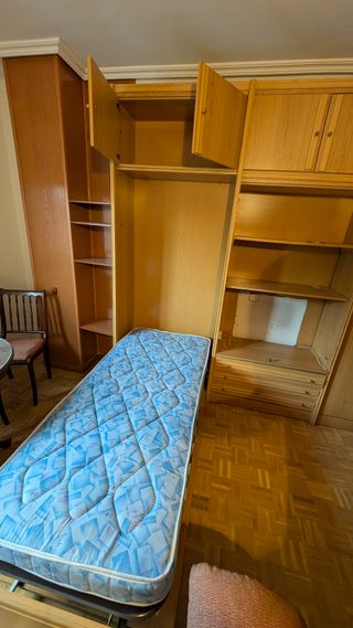 Mueble 2 camas 80cm abatibles y cajoneras almacen