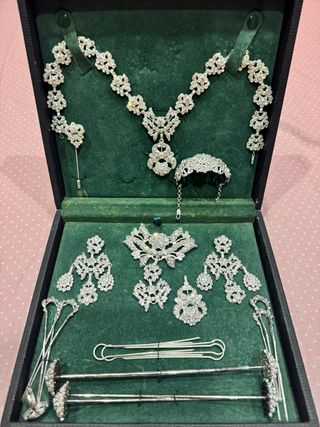 Aderezo fallera plata 