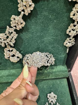 Aderezo fallera plata 