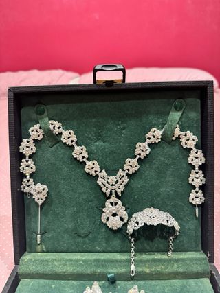Aderezo fallera plata 