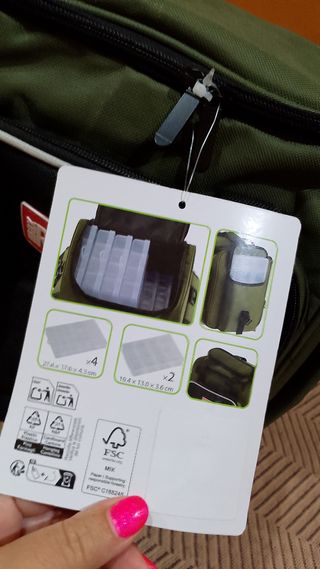Mochila de pesca con cajas Max Ranger
35x25x29 cm