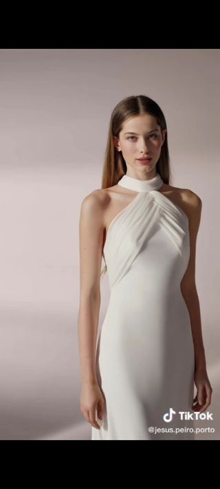 Vestido Jesús Peiro 2026 blanco