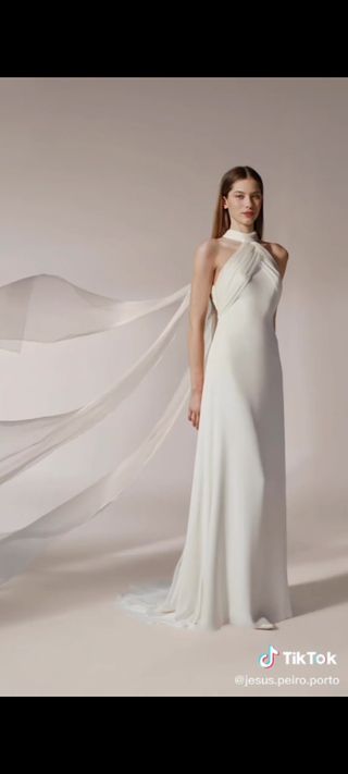 Vestido Jesús Peiro 2026 blanco