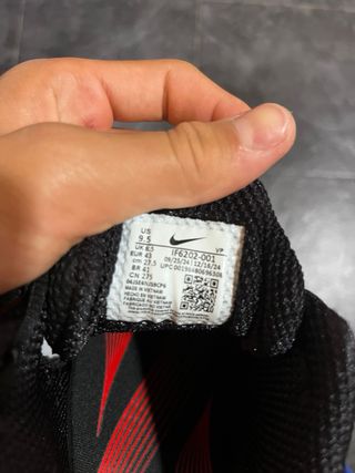 Zapatillas Nike Shox rojas y negras reales